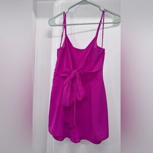 The Impeccable Pig Vibrant Pink Romper